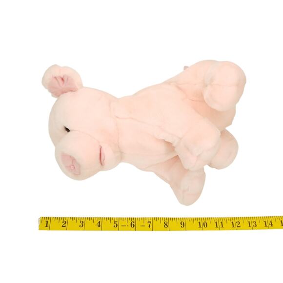 Toys R Us Animal Alley Pink Pig Puppet Plush Animal Toy Sound Oinks Works - Picture 9 of 9